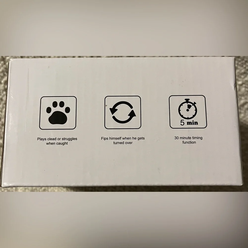 Magic Tail Cat Toy Catch Me If You Can for Indoor Cats With Light & Feathers NEW - Picture 4 of 4